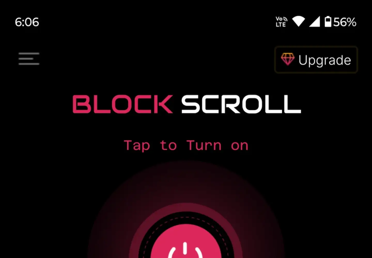 Captured homepage of blockscroll.app in the current scan