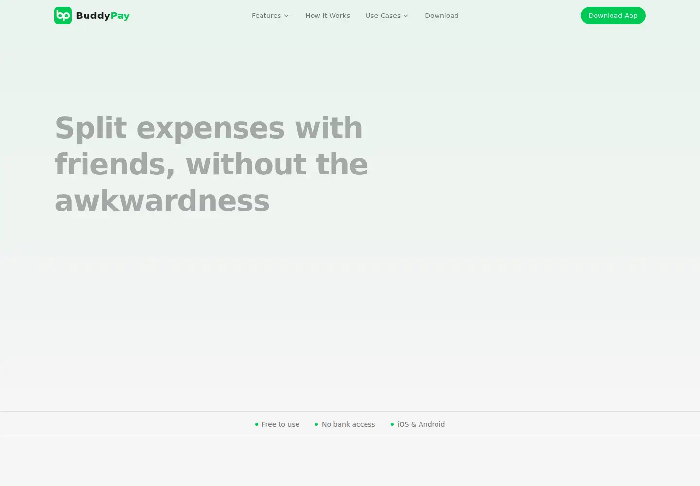Screenshot of buddypay.app