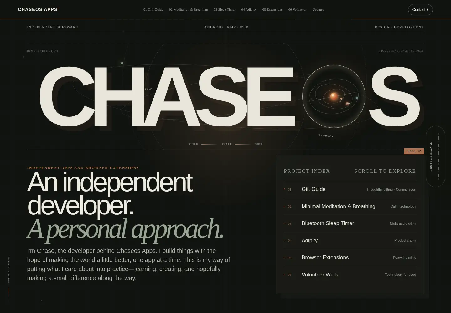 Screenshot of chaseos.app
