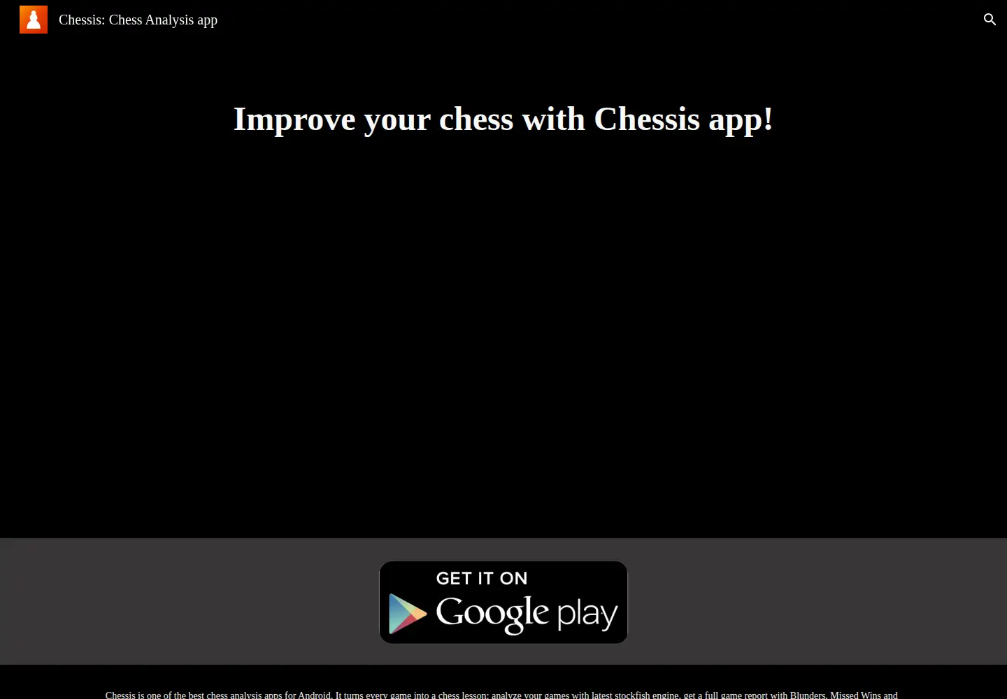 Screenshot of chessis.app