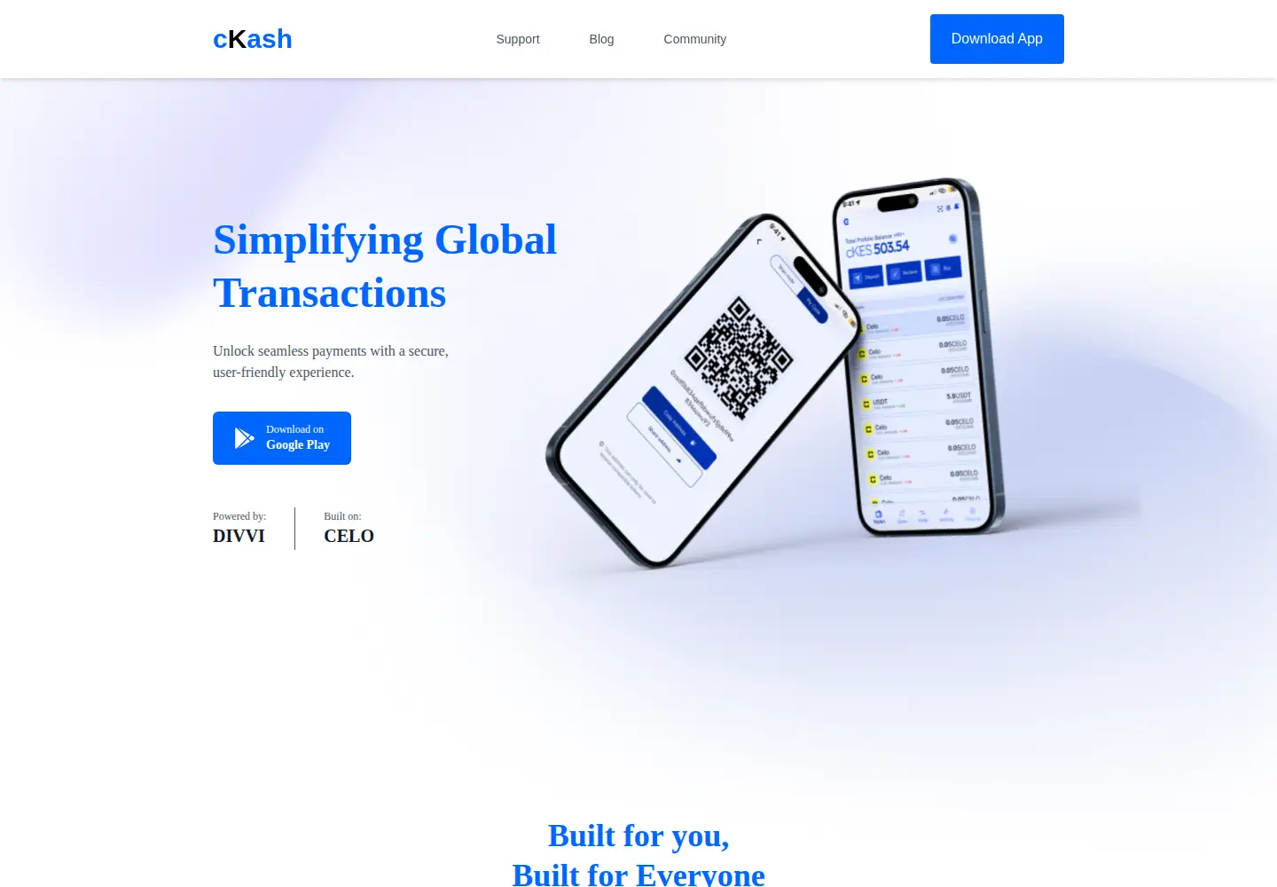 Screenshot of ckash.app