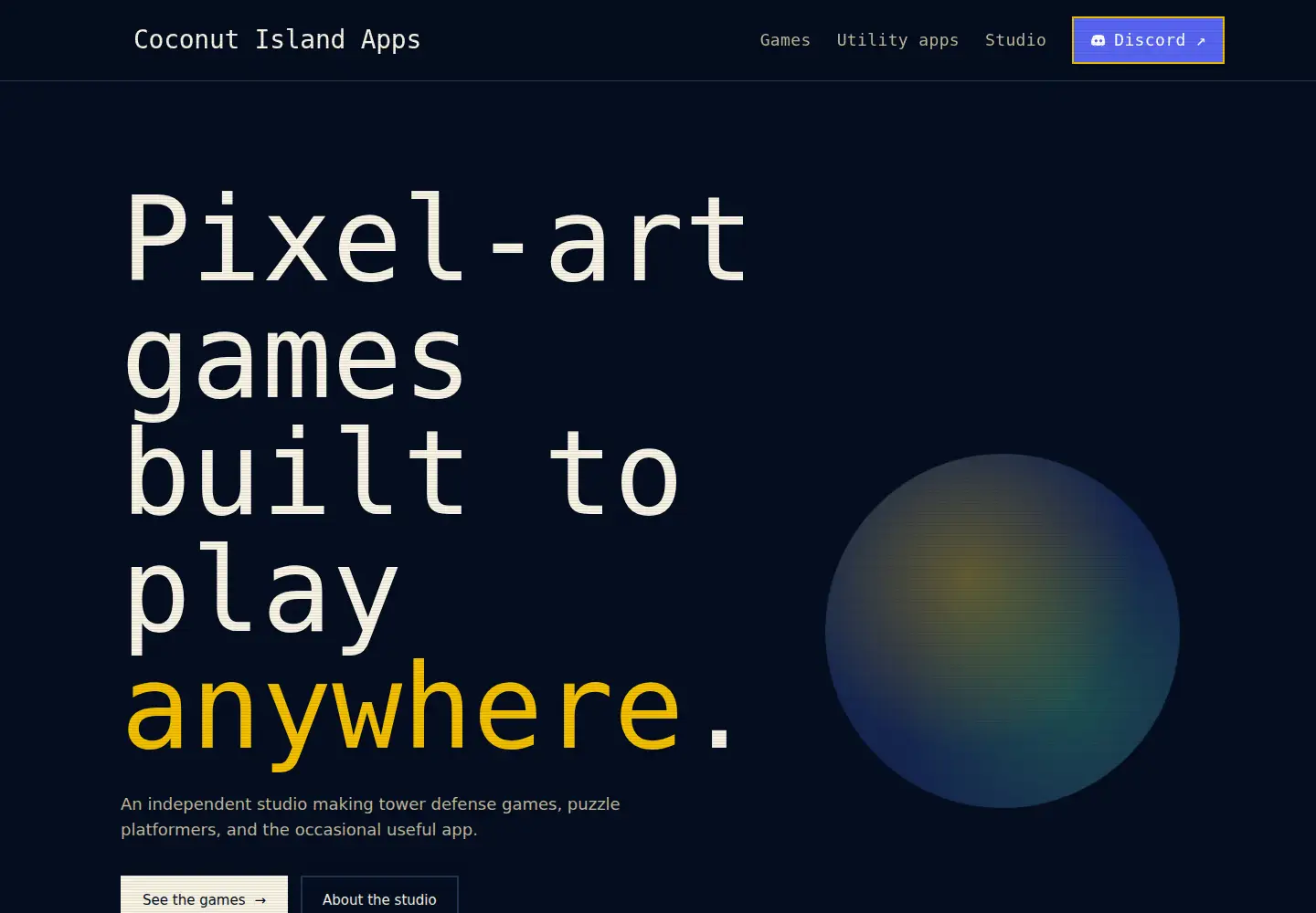 Screenshot of coconutisland.app