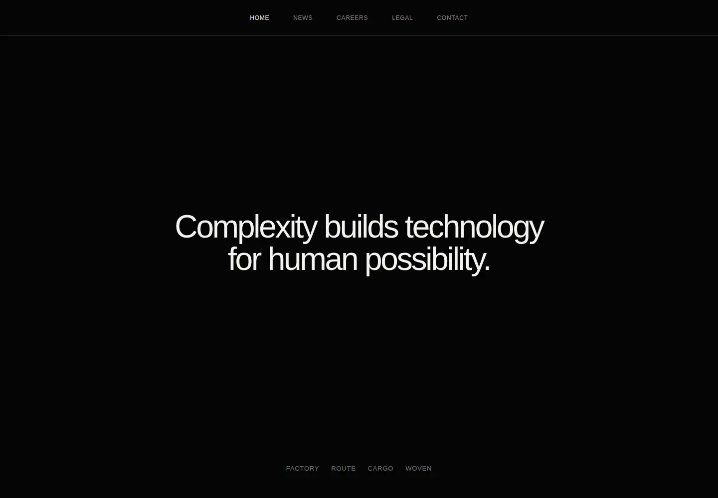 Screenshot of complexity.app