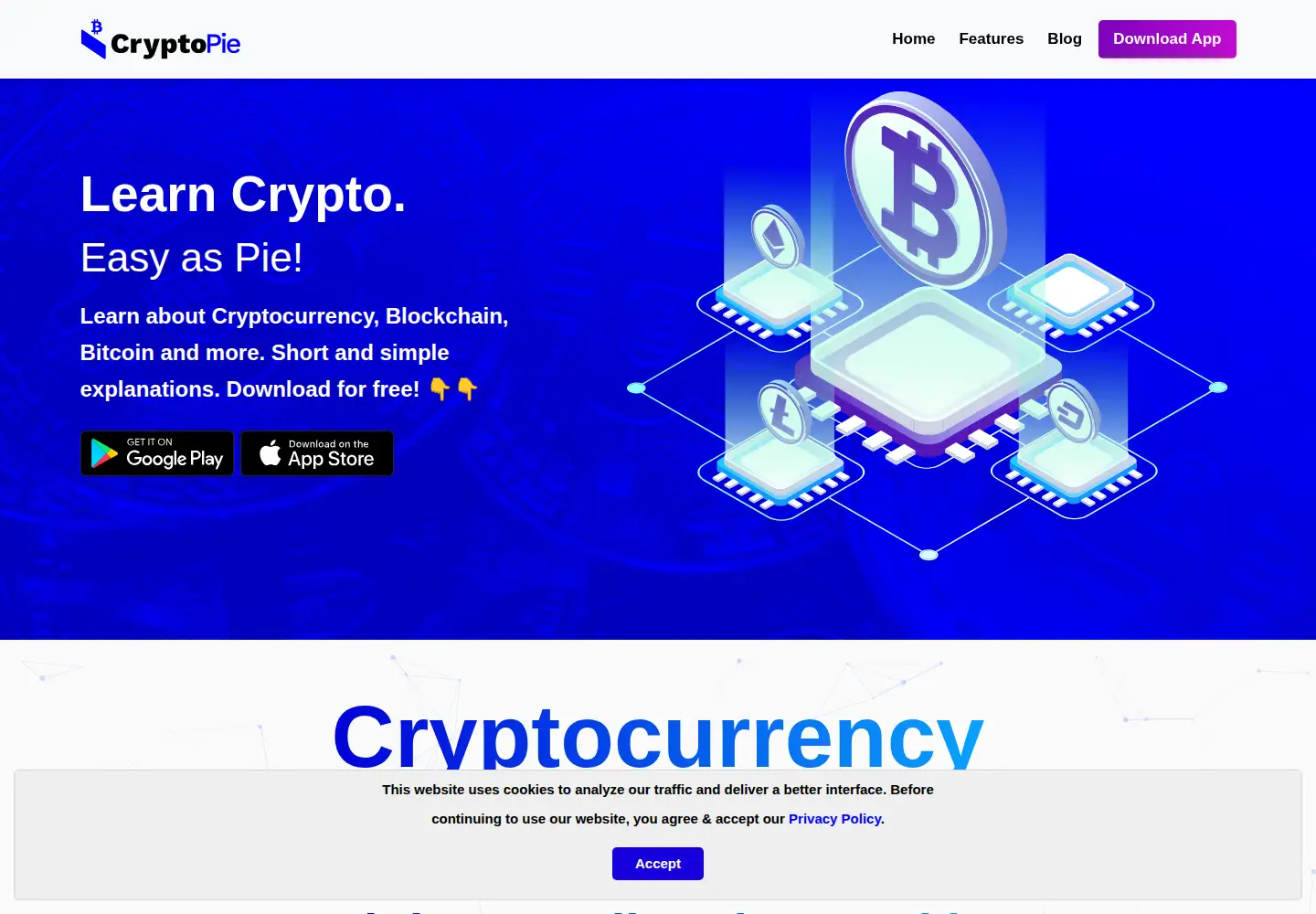 Screenshot of cryptopie.app