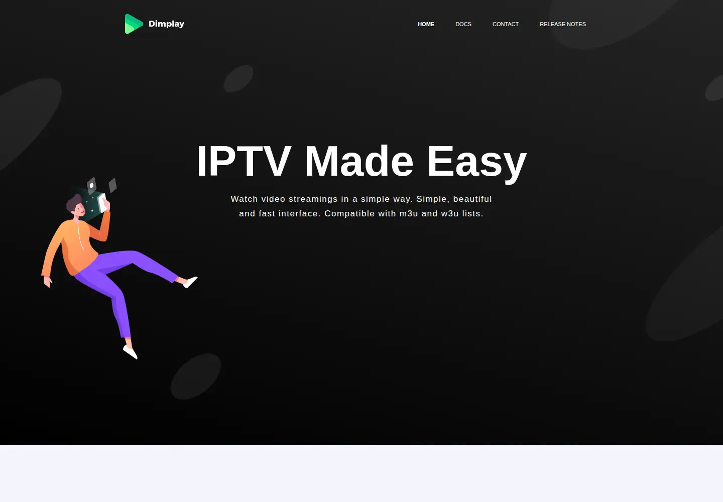 Screenshot of dimplay.app