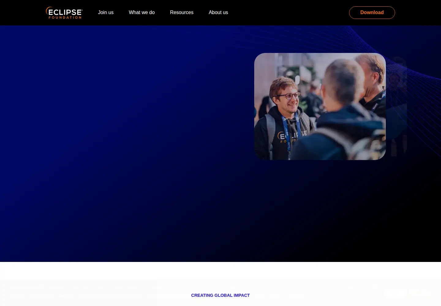 Screenshot of eclipse.org