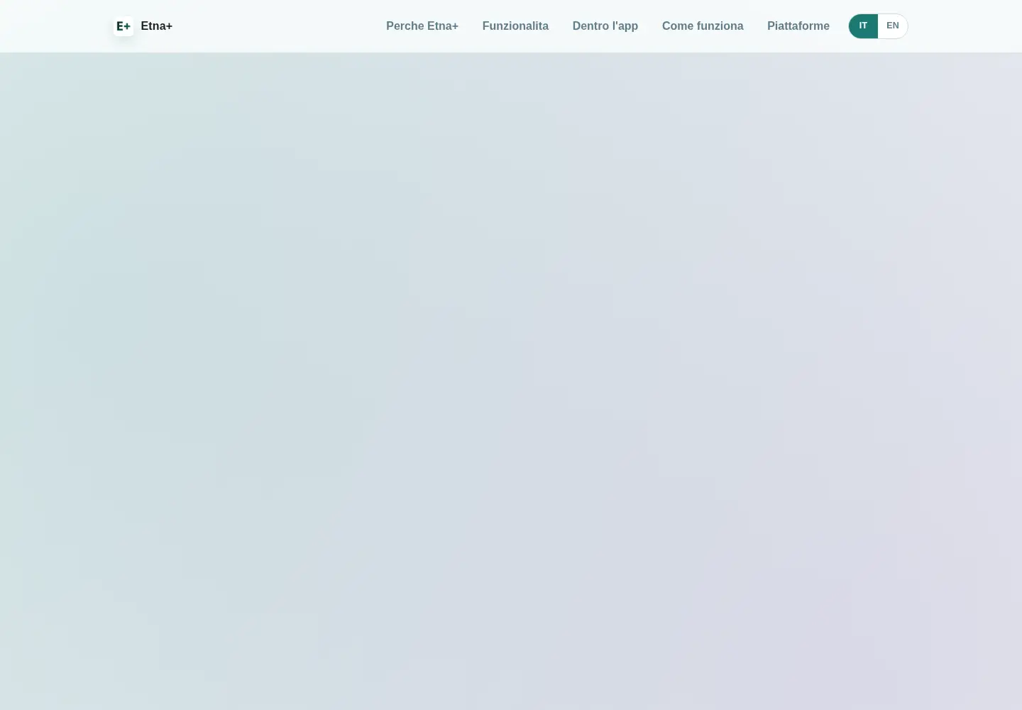 Screenshot of etnaplus.app