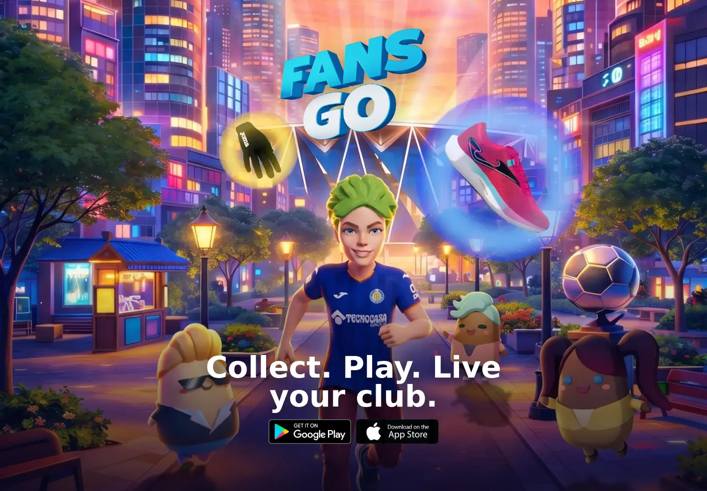 Captured homepage of fansgo.app in the current scan
