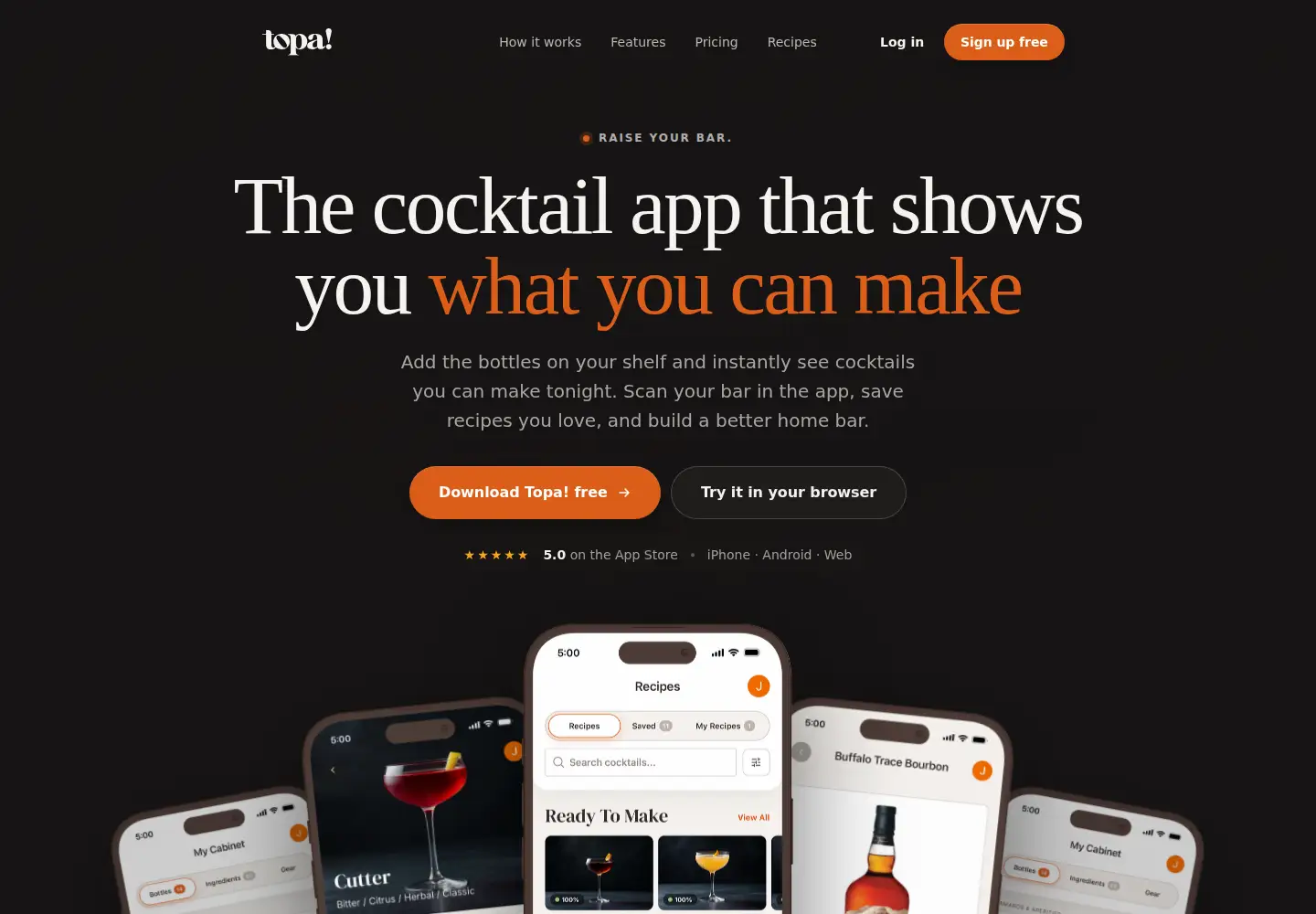 Screenshot of gettopa.app