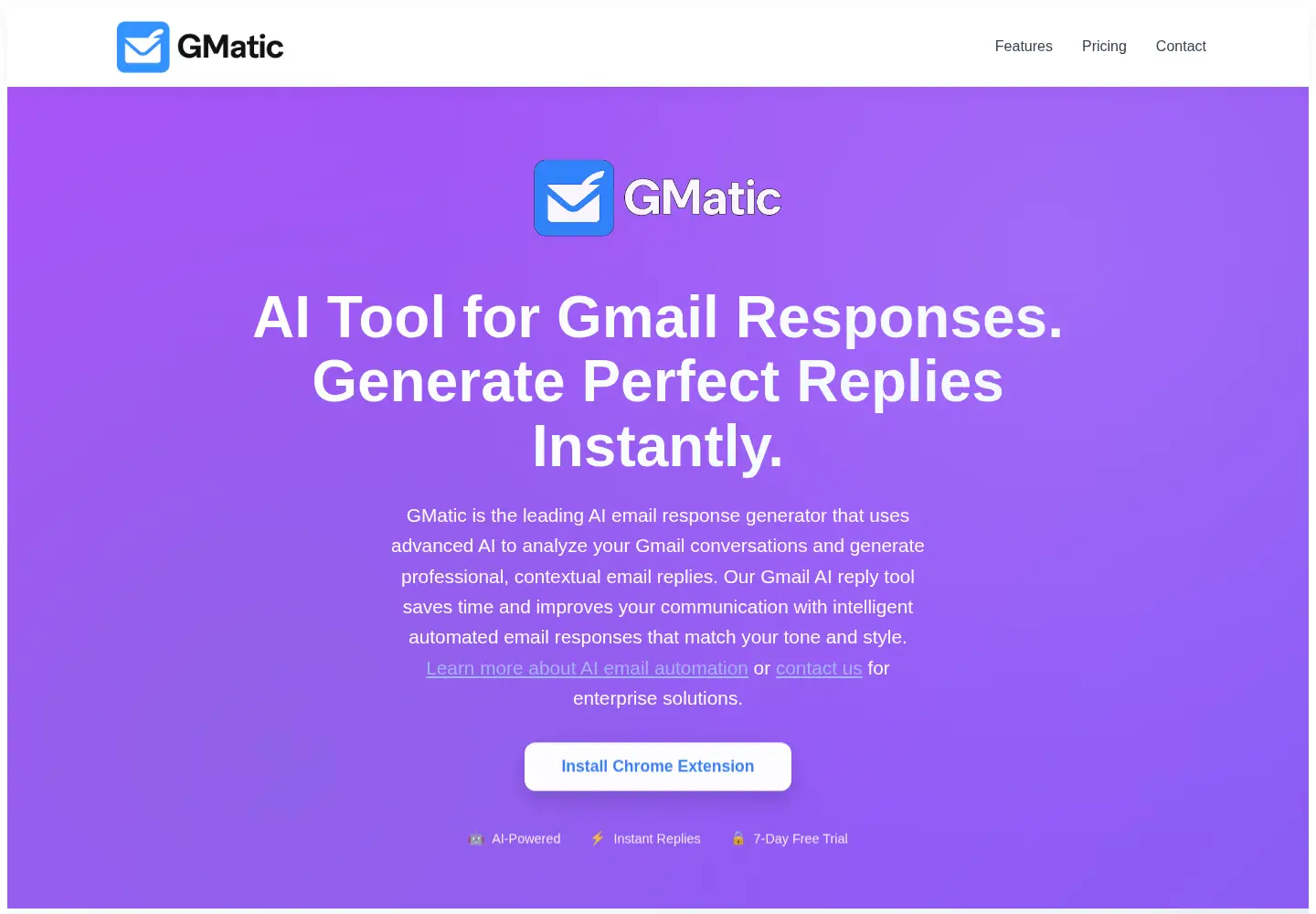 Captured homepage of gmatic.app in the current scan