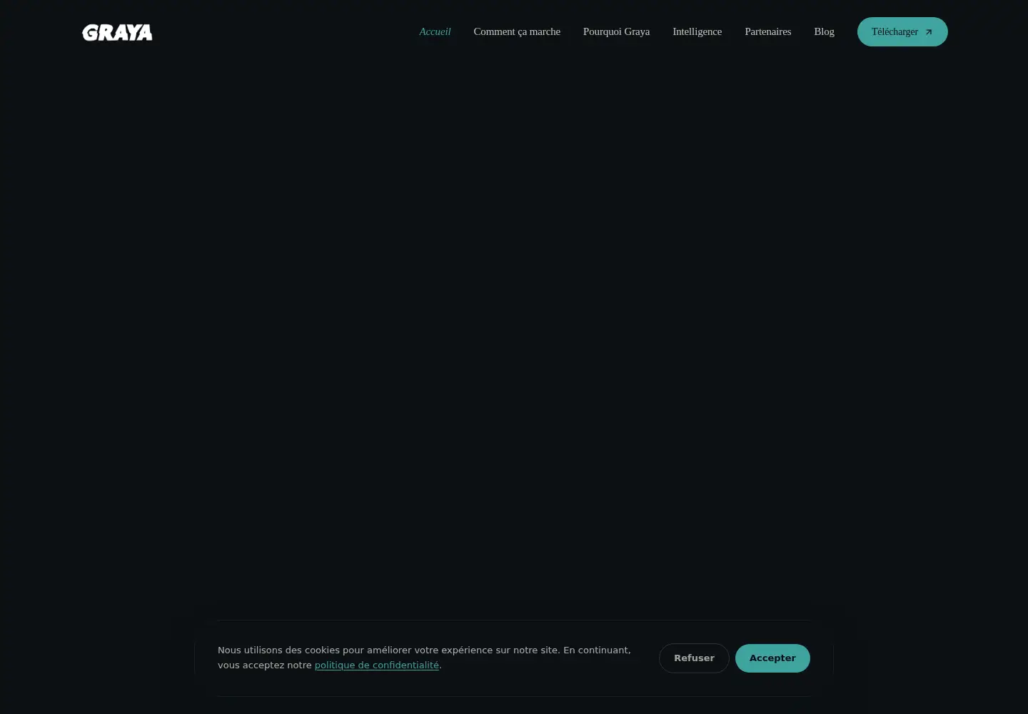 Screenshot of graya.app