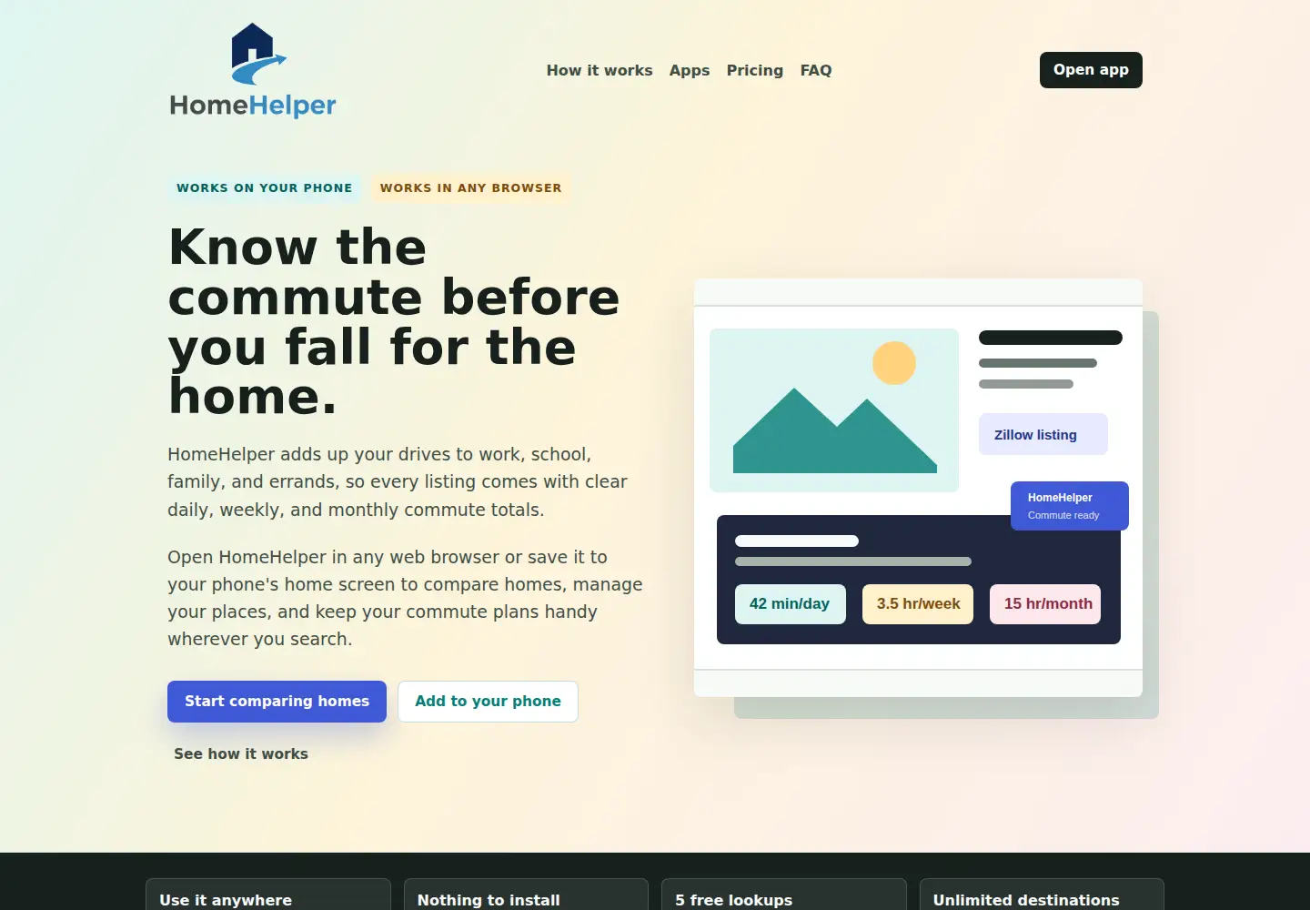 Screenshot of homehelper.app