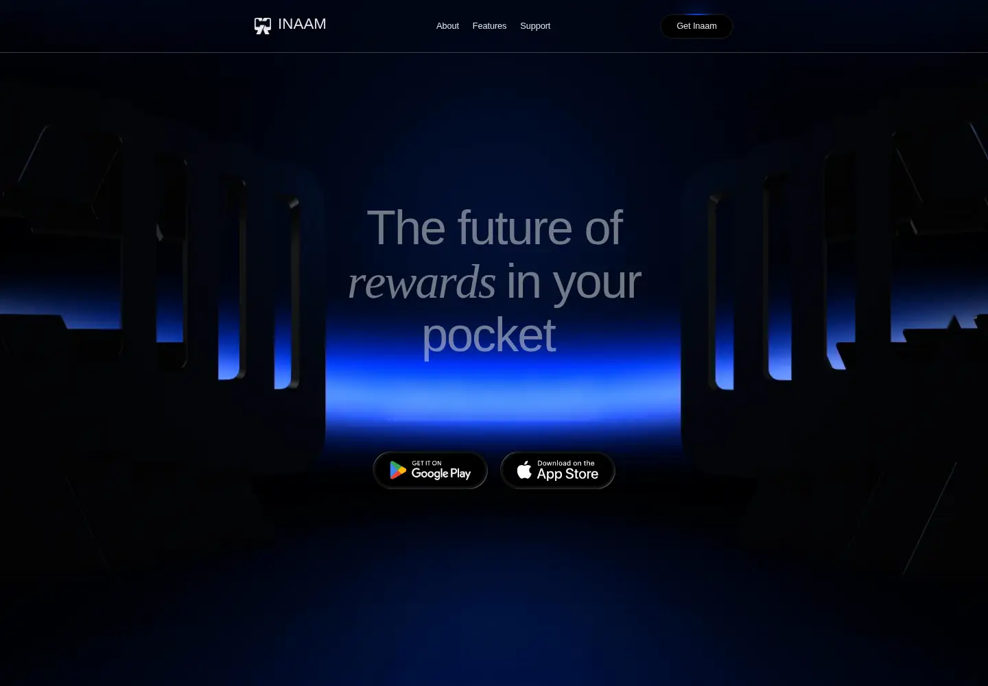 Screenshot of inaam.app