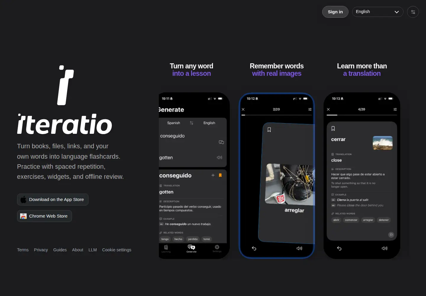 Screenshot of iteratio.app