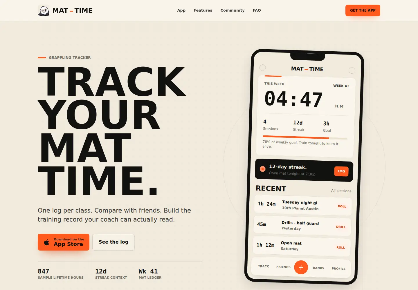 Screenshot of mattime.app