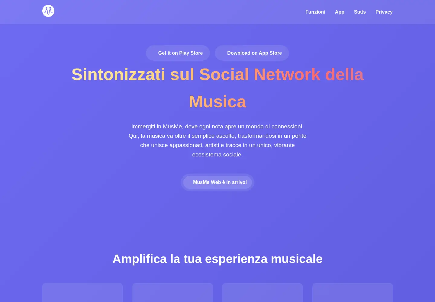 Screenshot of musme.app