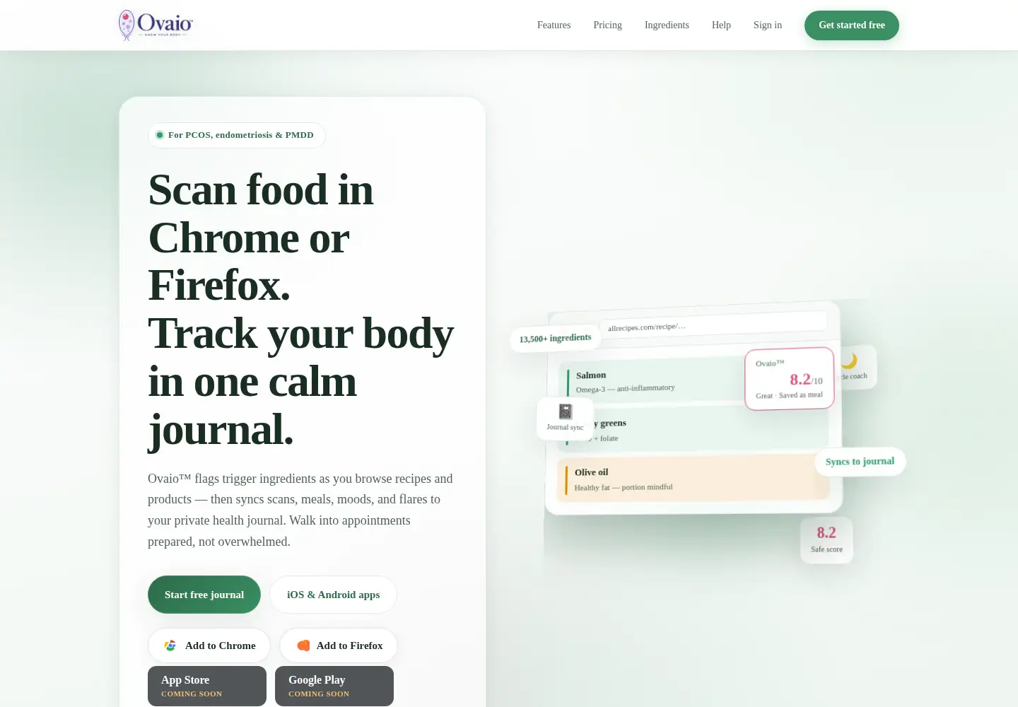 Screenshot of ovaio.app