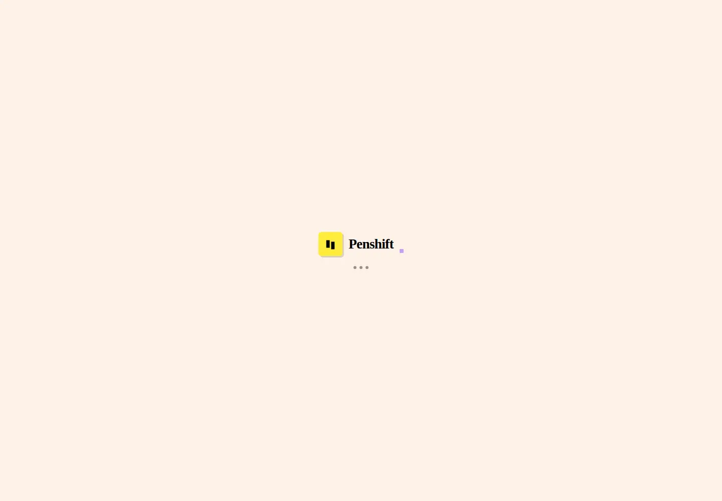Screenshot of penshift.app