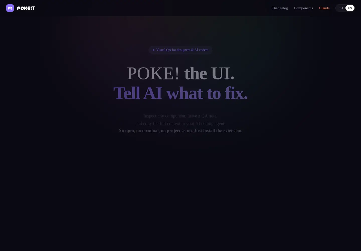 Screenshot of pokeit.app