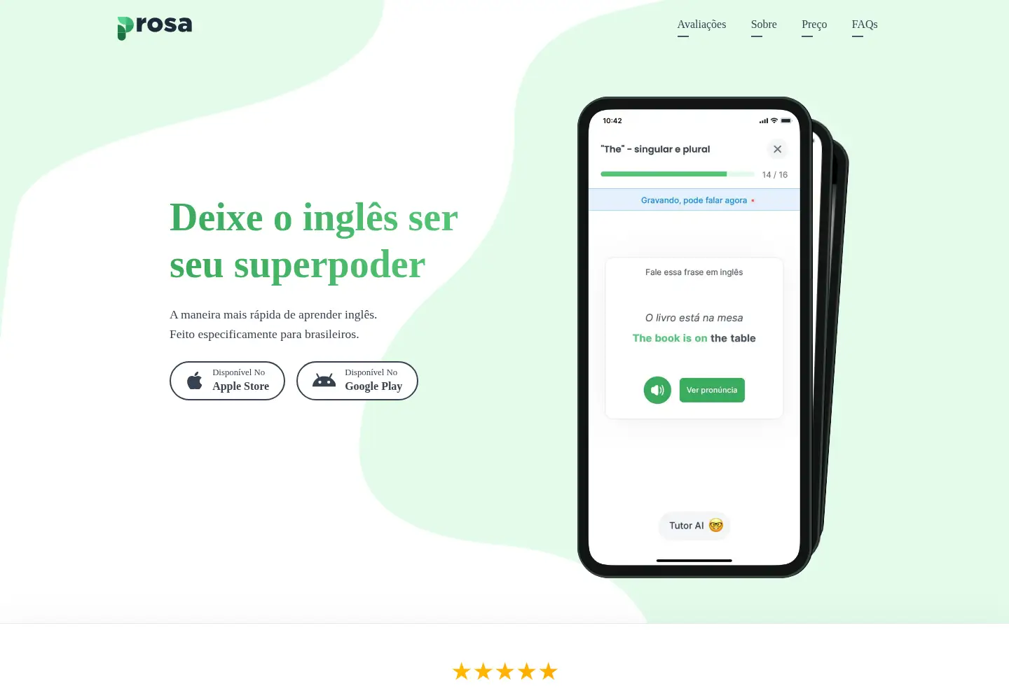 Screenshot of prosa.app