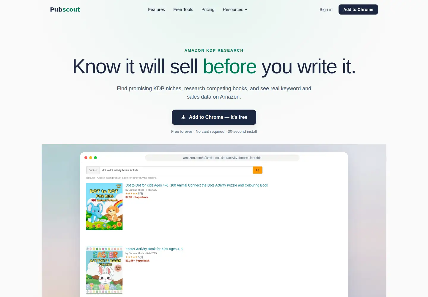 Screenshot of pubscout.app