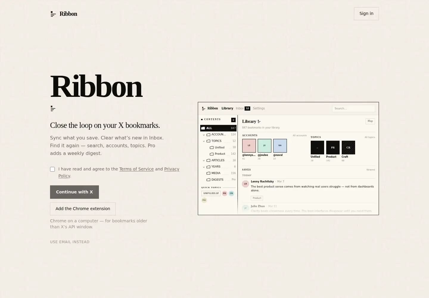 Screenshot of rbbn.app
