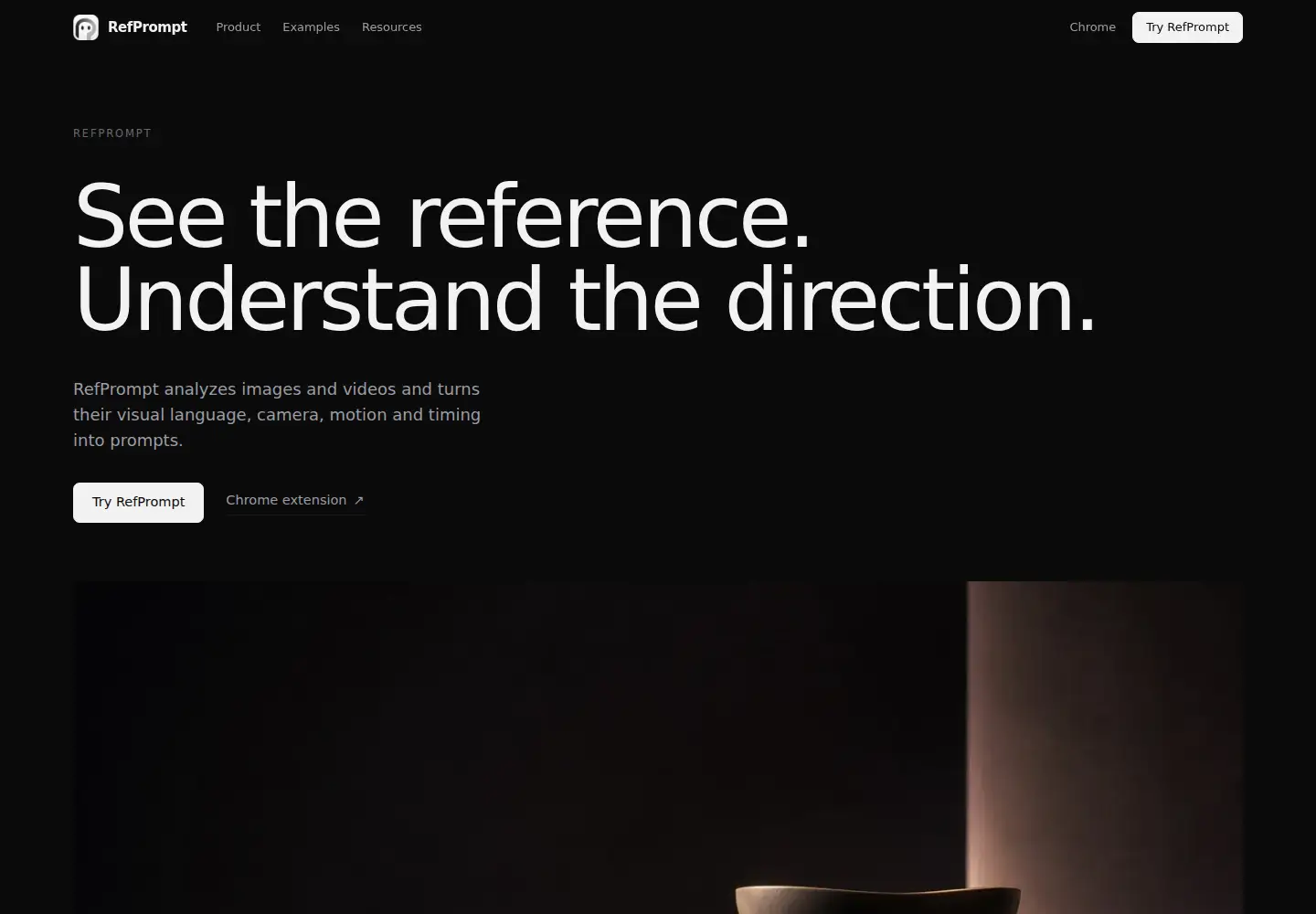 Screenshot of refprompt.app