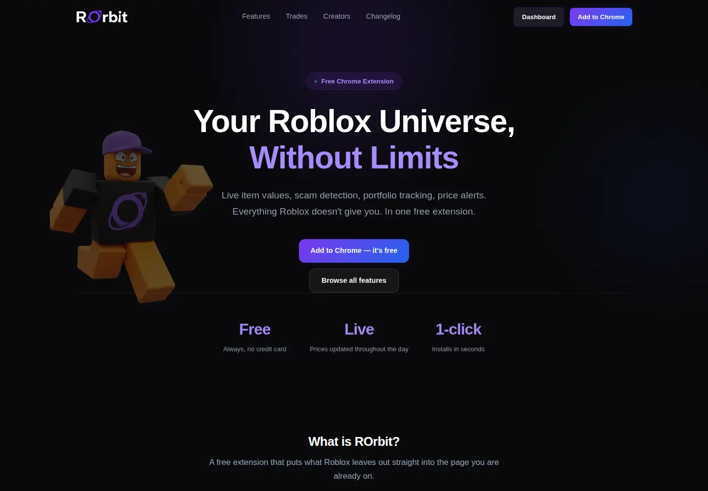 Screenshot of rorbit.app