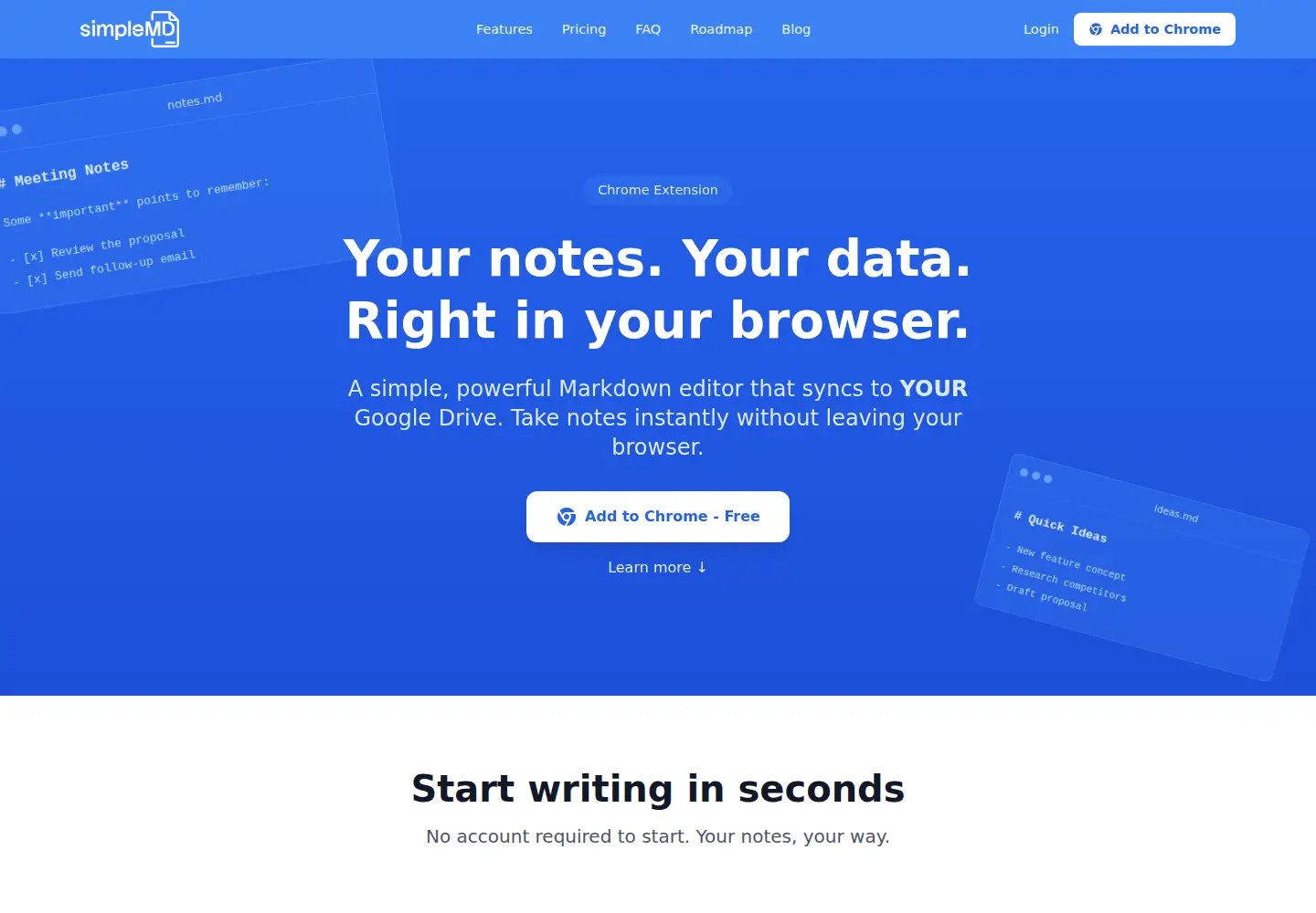 Screenshot of simplemd.app