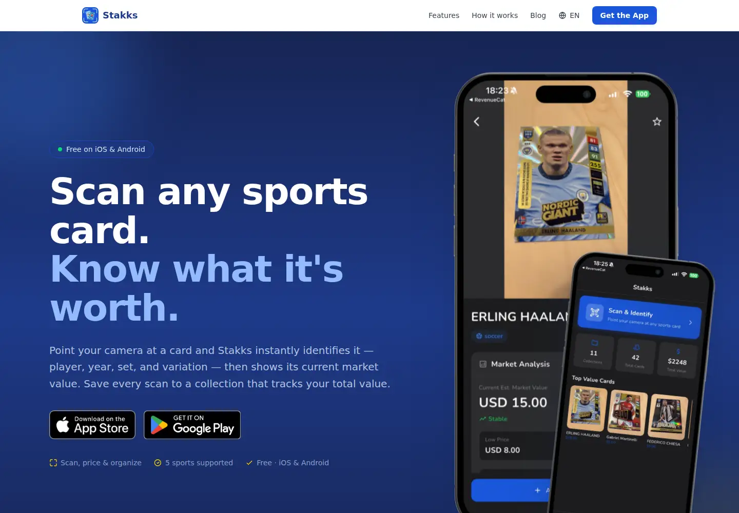 Screenshot of stakks.app