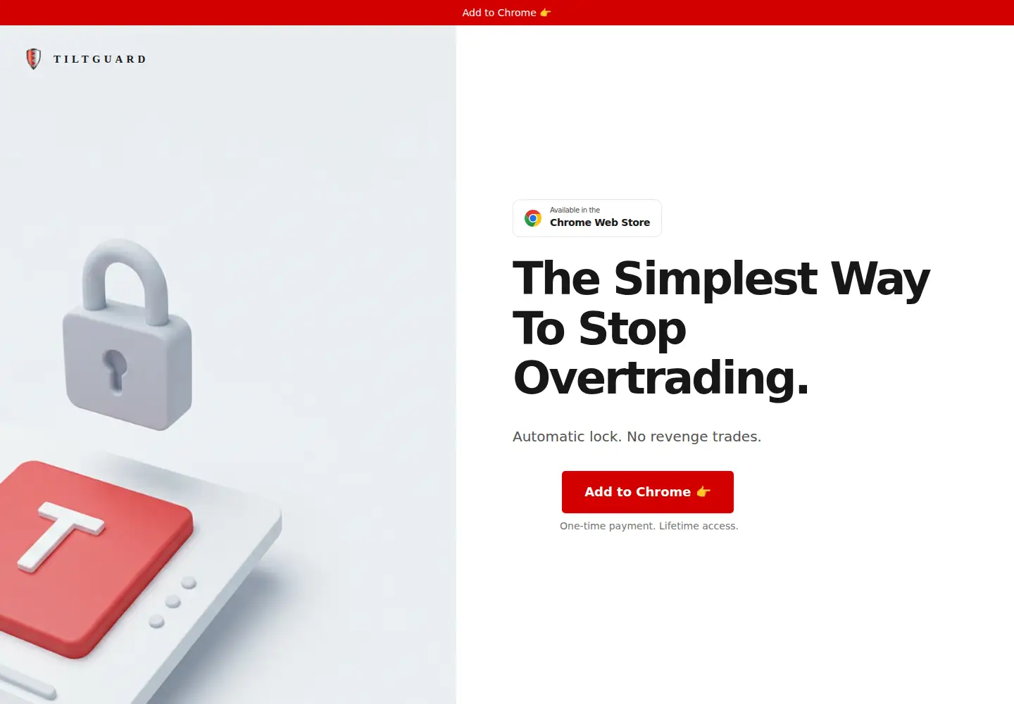 Captured homepage of tiltguard.app in the current scan