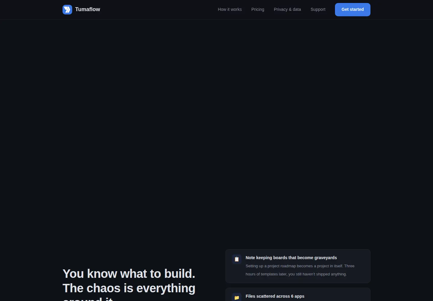 Screenshot of tumaflow.app
