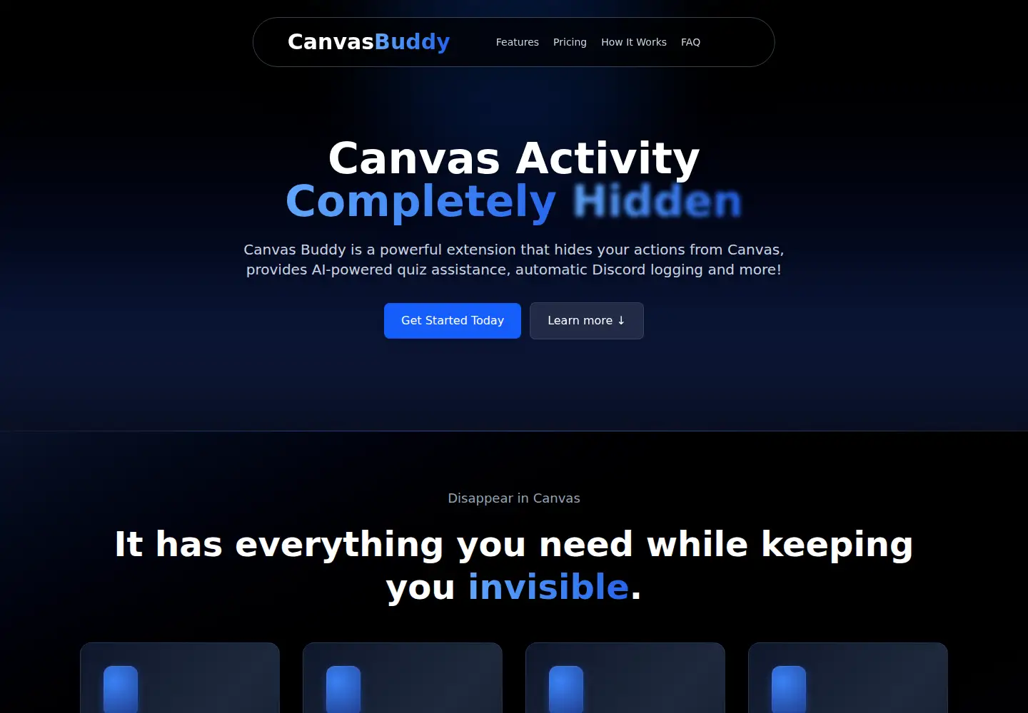 Captured homepage of urbuddy.app in the current scan