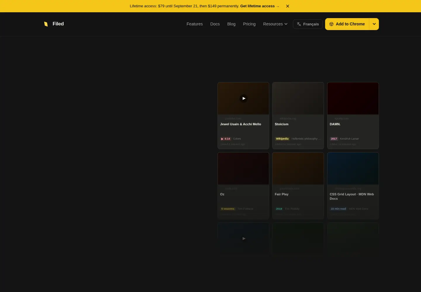 Screenshot of usefiled.app