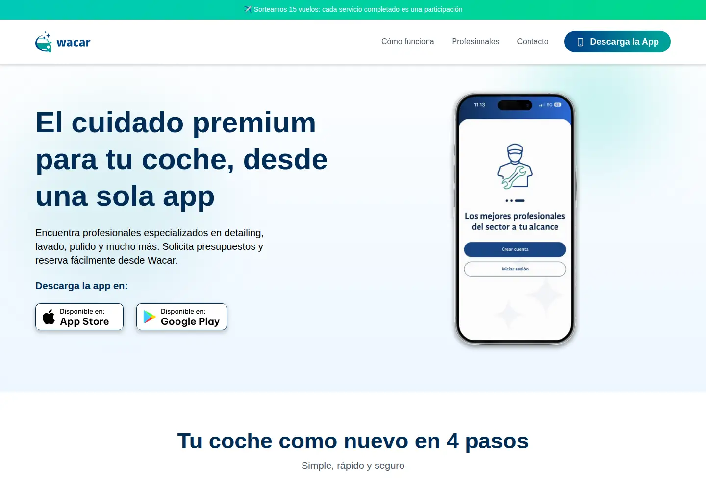 Screenshot of wacar.app