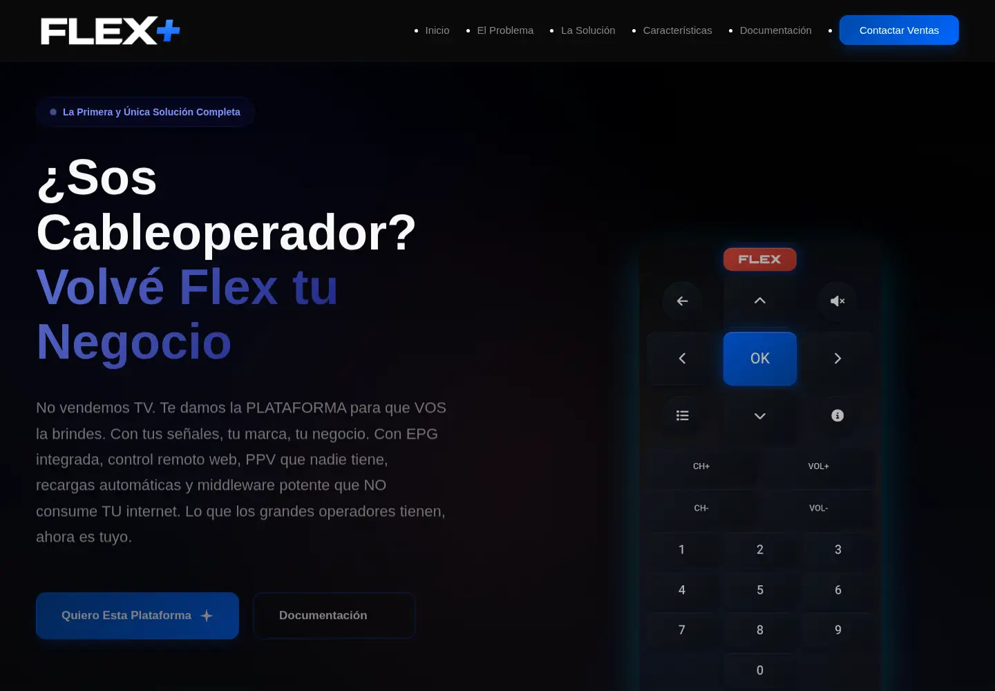 Screenshot of flextv.ar