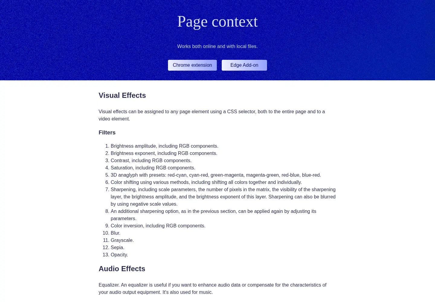 Screenshot of page-context.art