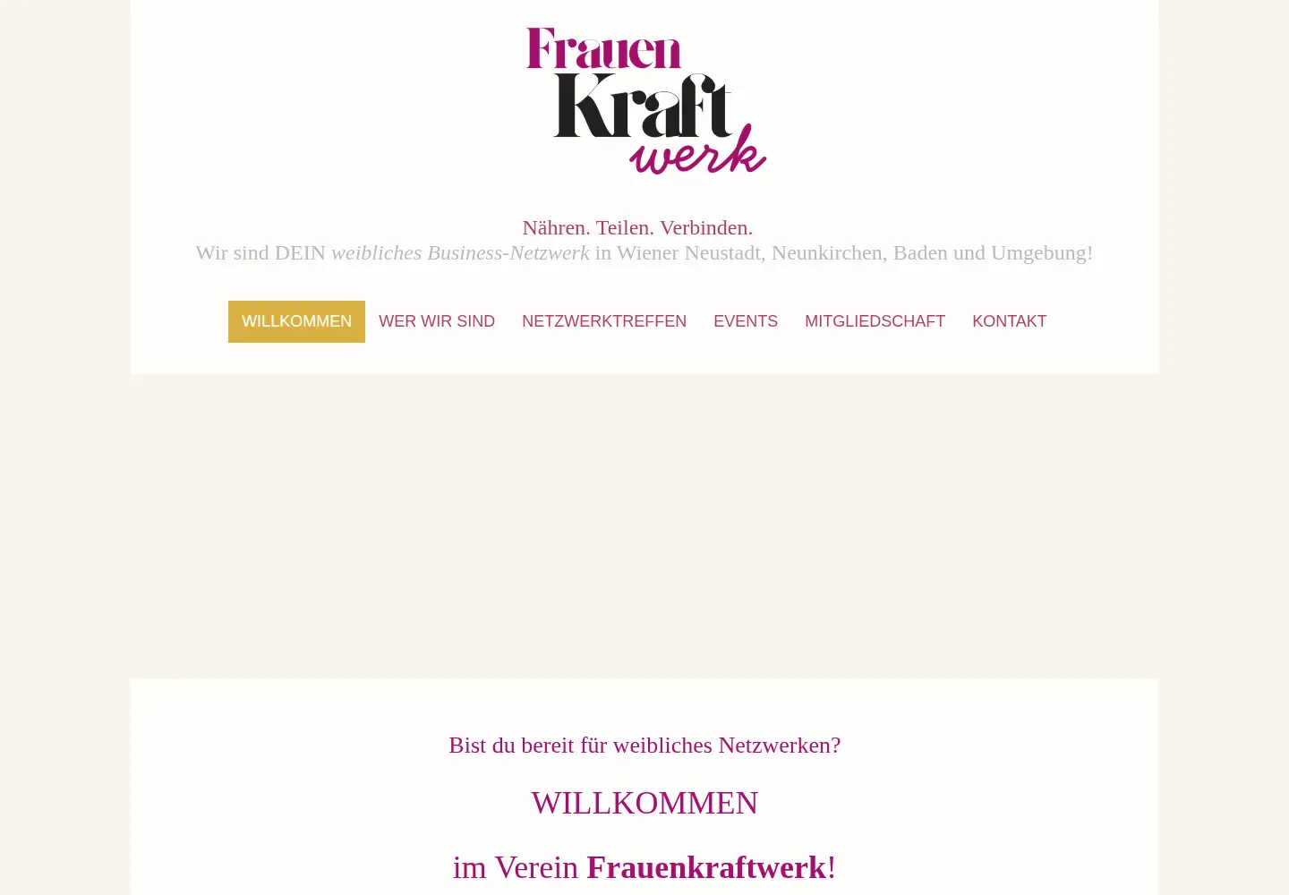 Screenshot of frauenkraftwerk.at