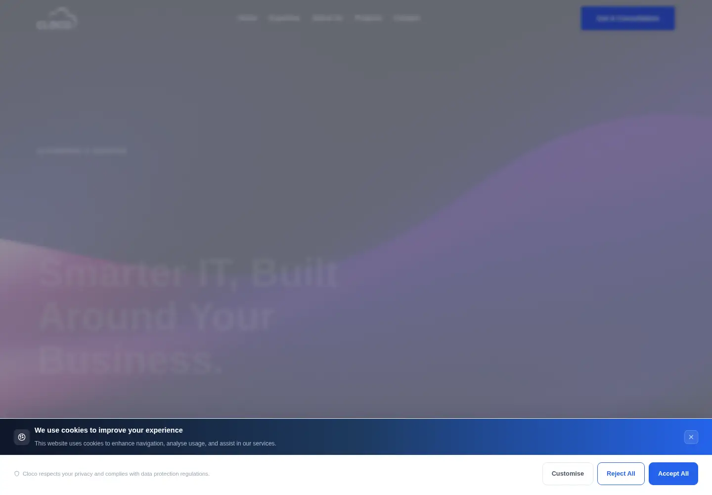 Screenshot of cloco.com.au