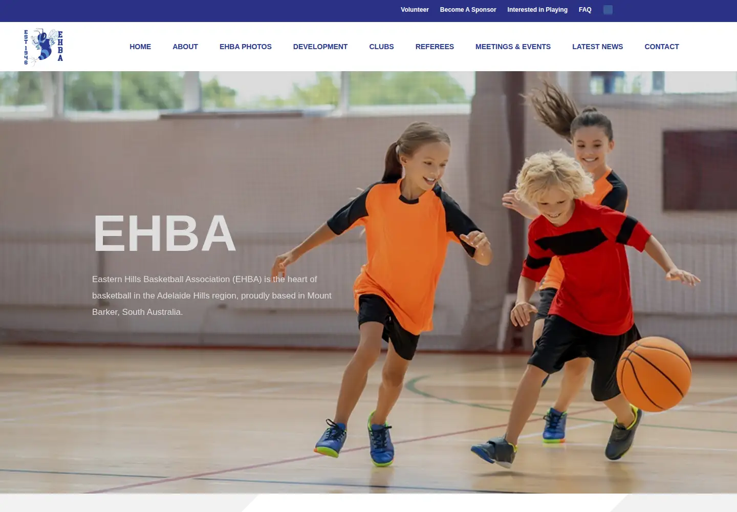 Screenshot of ehba.com.au