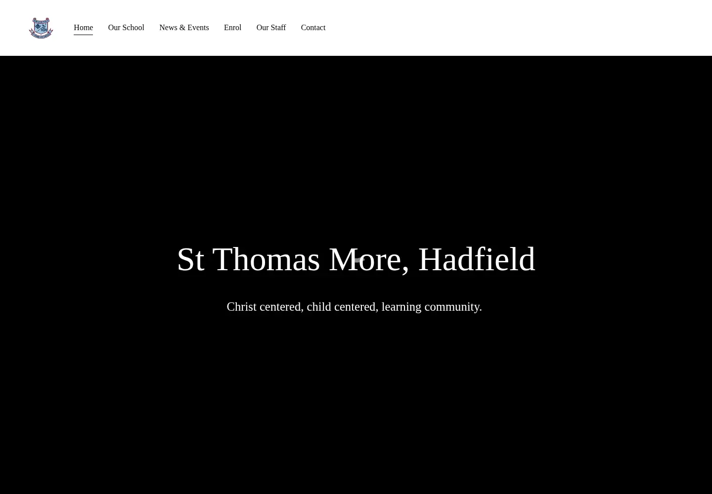 Screenshot of stmhadfield.catholic.edu.au