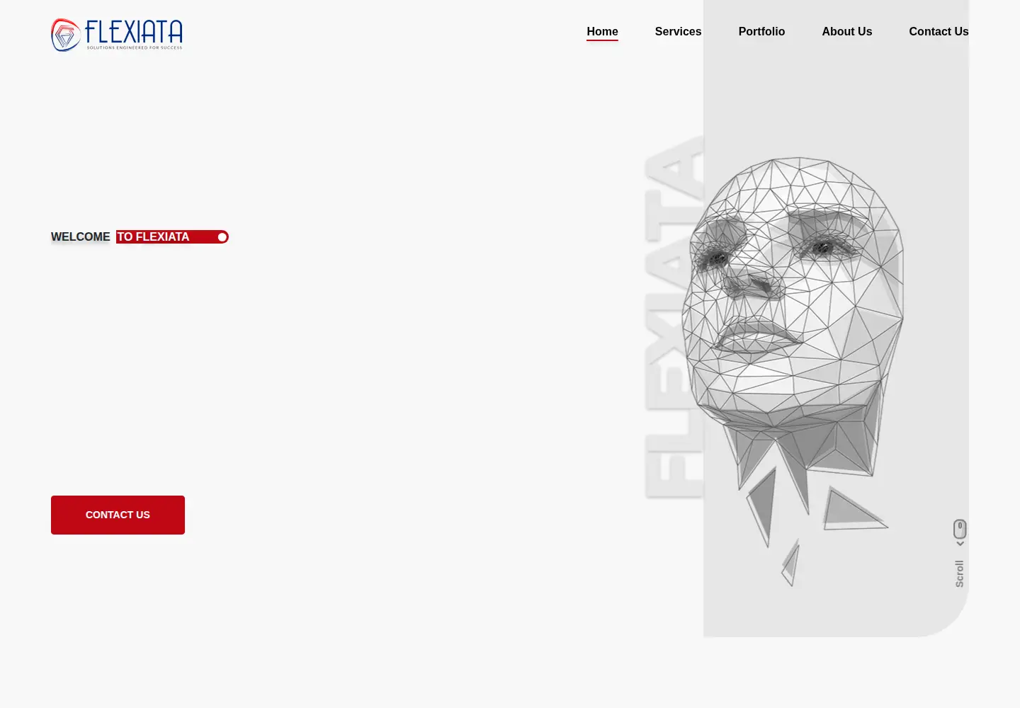Captured homepage of flexiata.au in the current scan