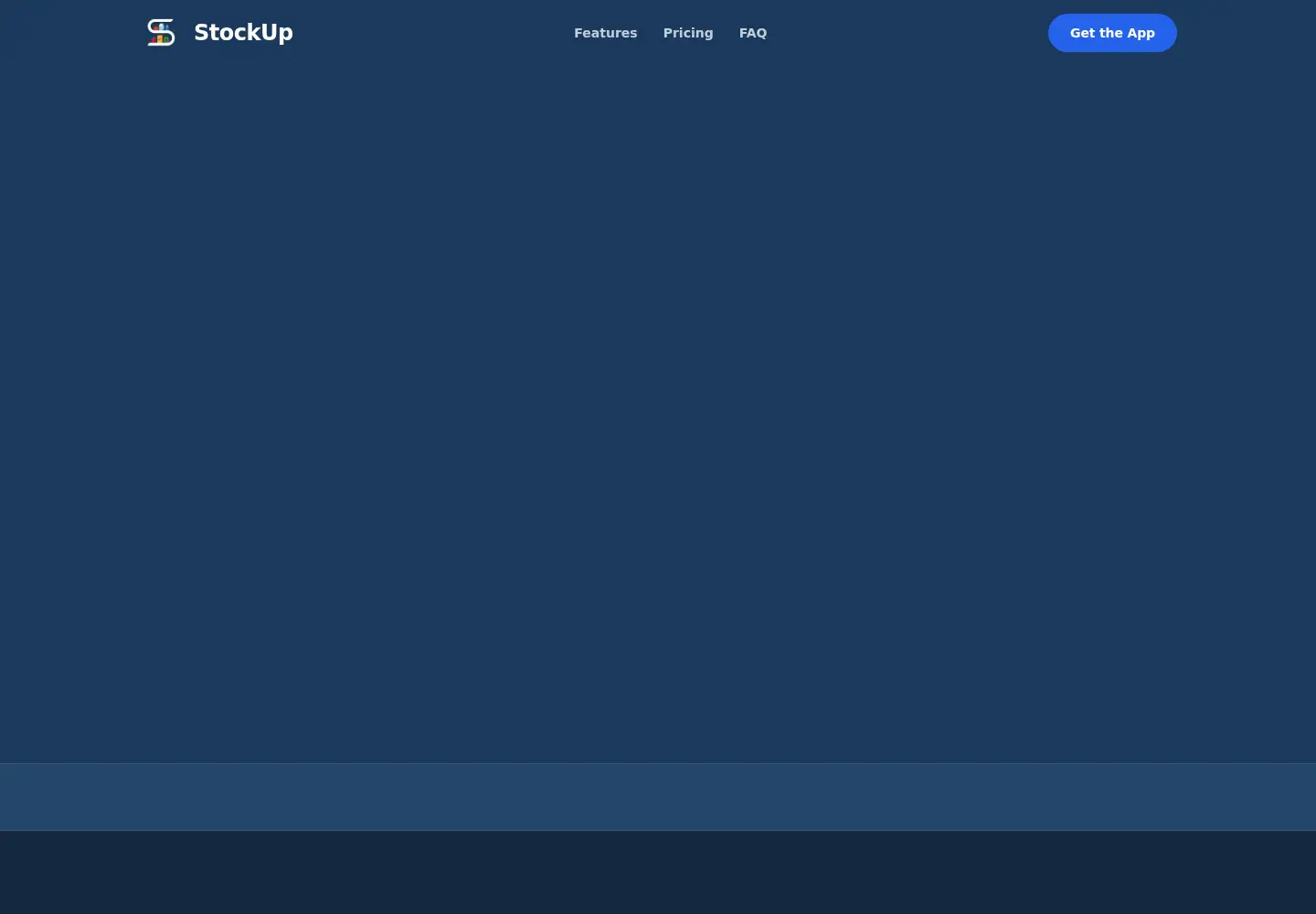 Captured homepage of stockup.au in the current scan