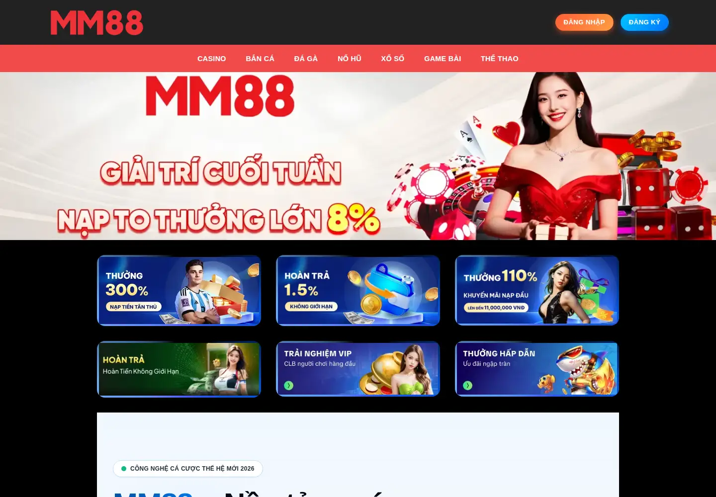 Screenshot of mm888.baby