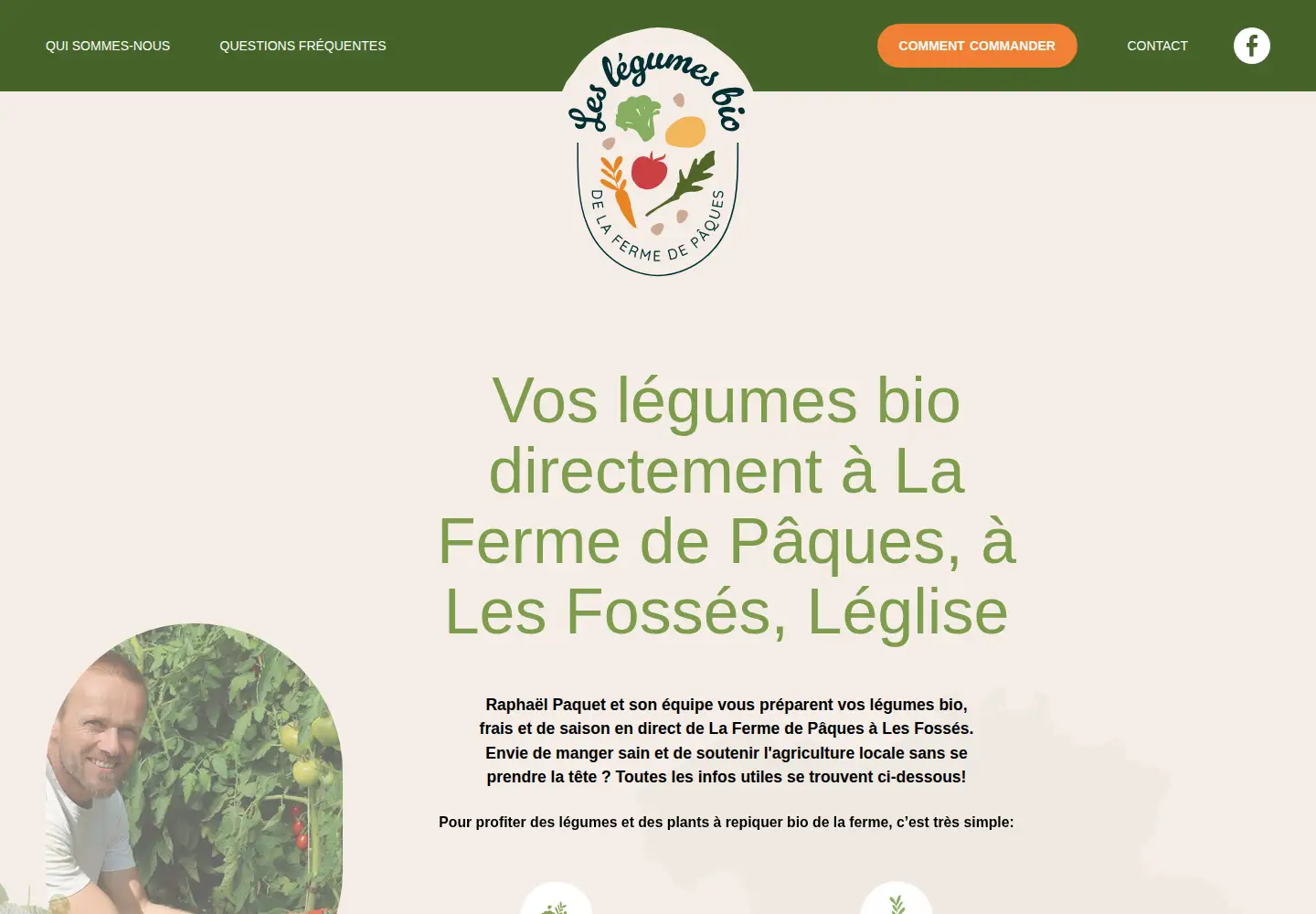 Screenshot of ferme-paques.be
