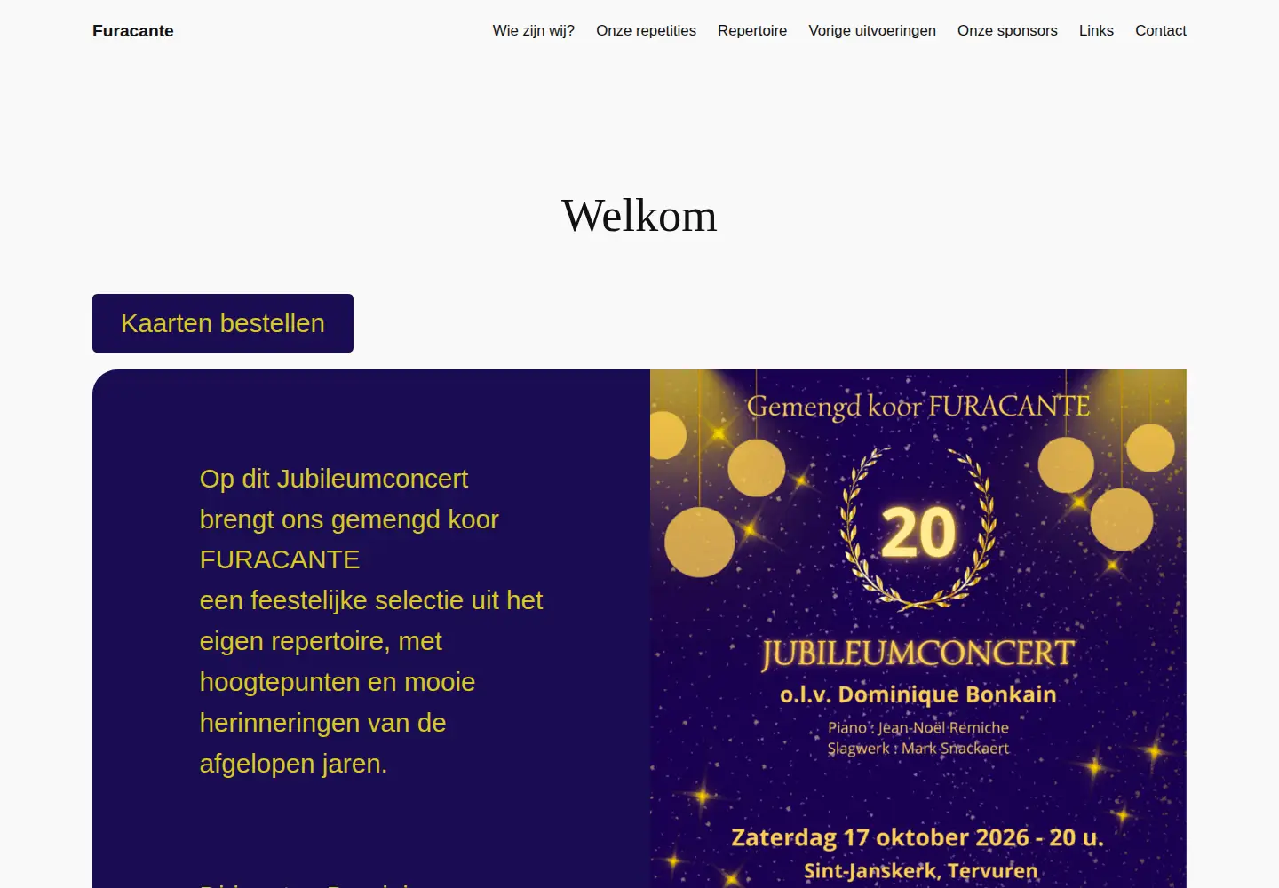 Screenshot of furacante.be