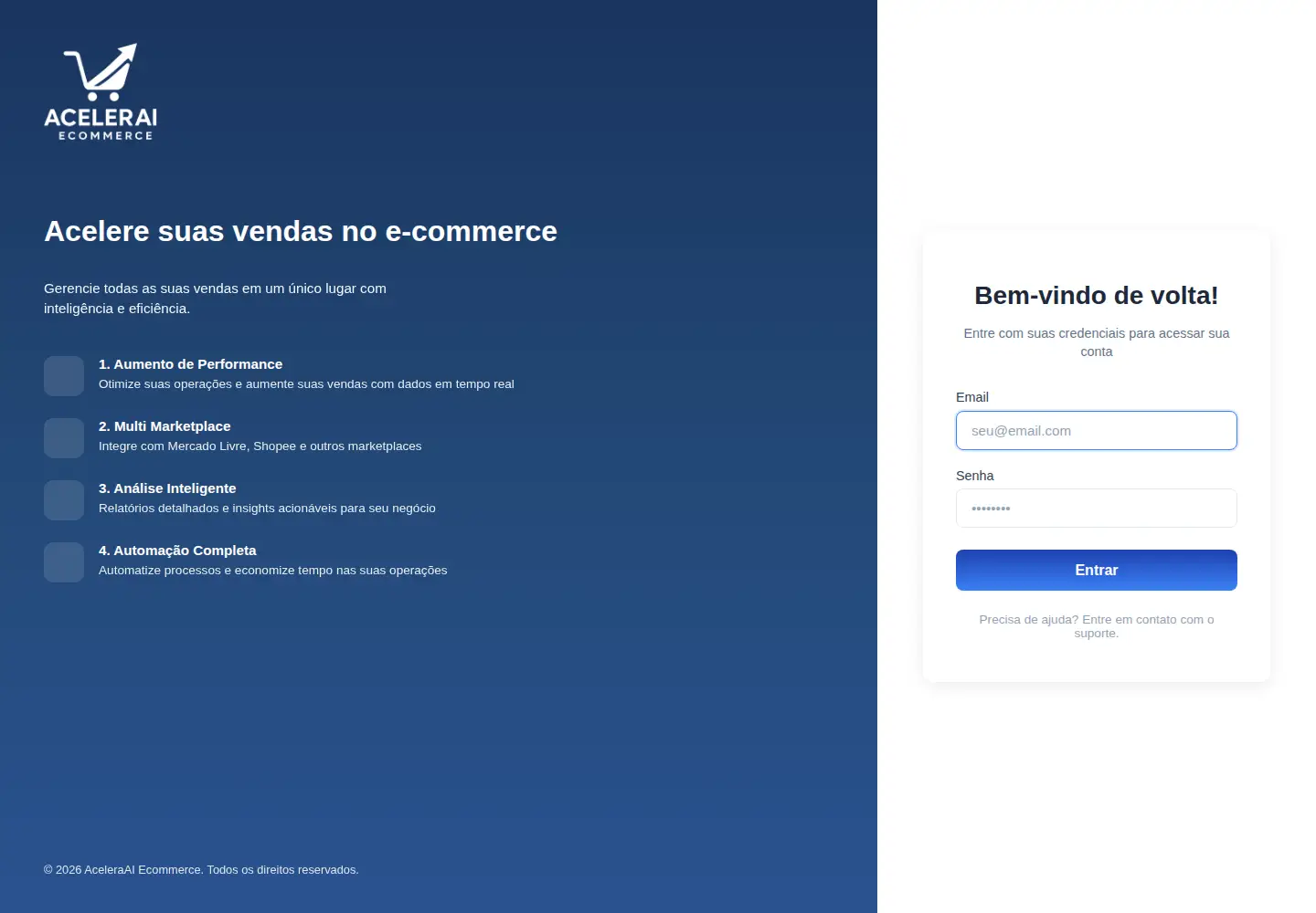 Captured homepage of aceleraiecommerce.com.br in the current scan