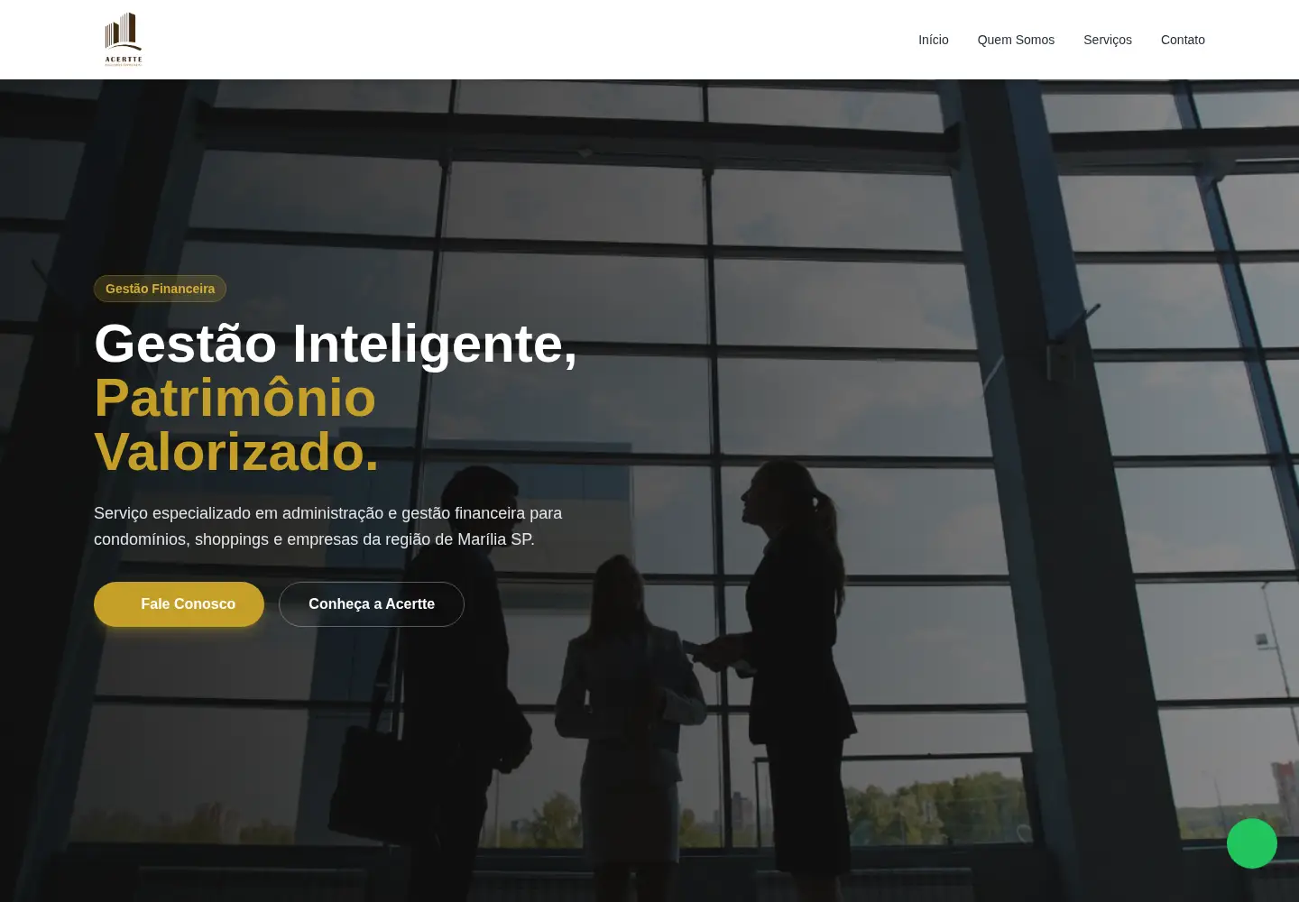 Captured homepage of acertte.com.br in the current scan