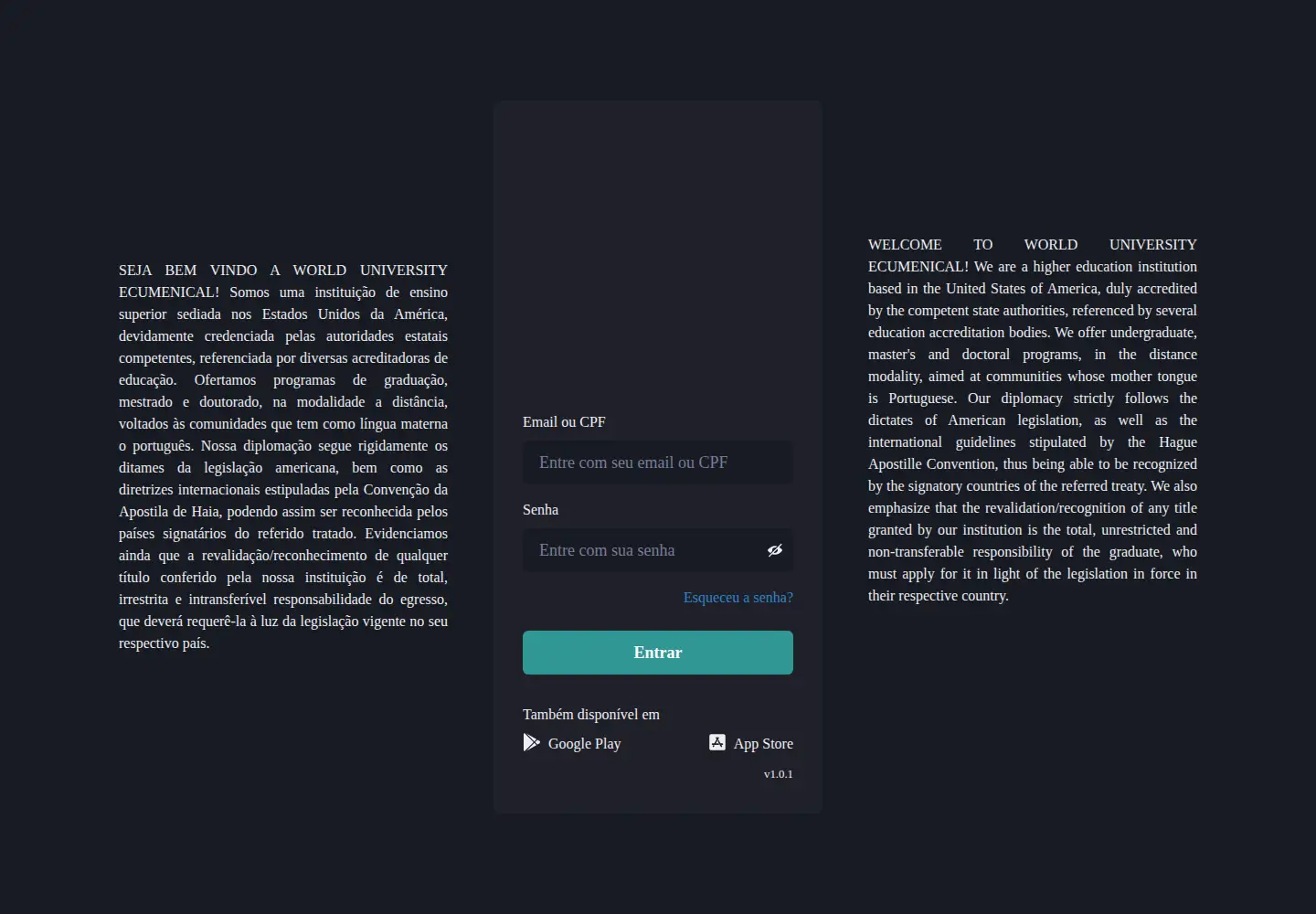 Screenshot of acompanhamentopos.com.br
