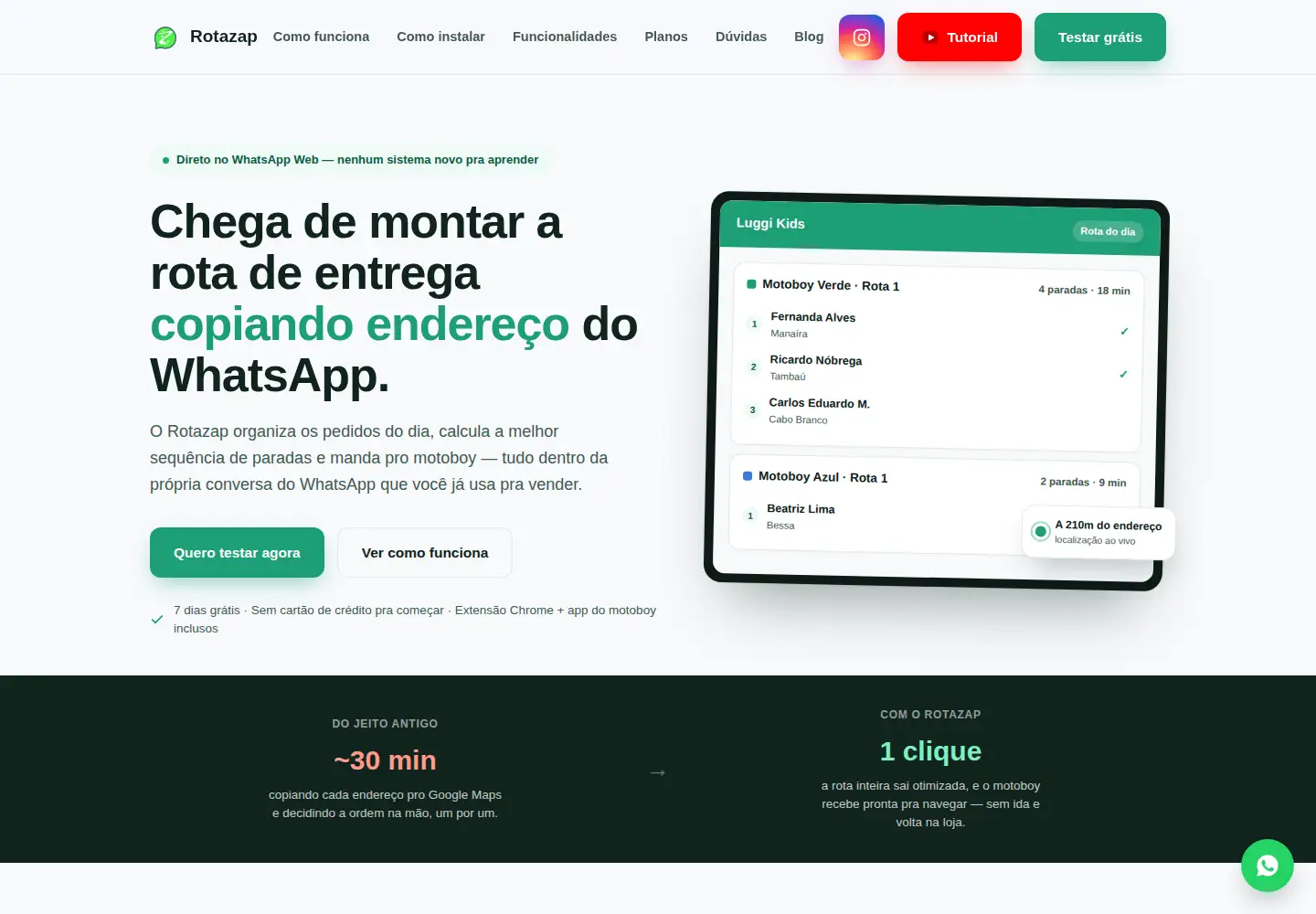 Captured homepage of approtazap.com.br in the current scan